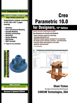 cover image of Creo Parametric 10.0 for Designers